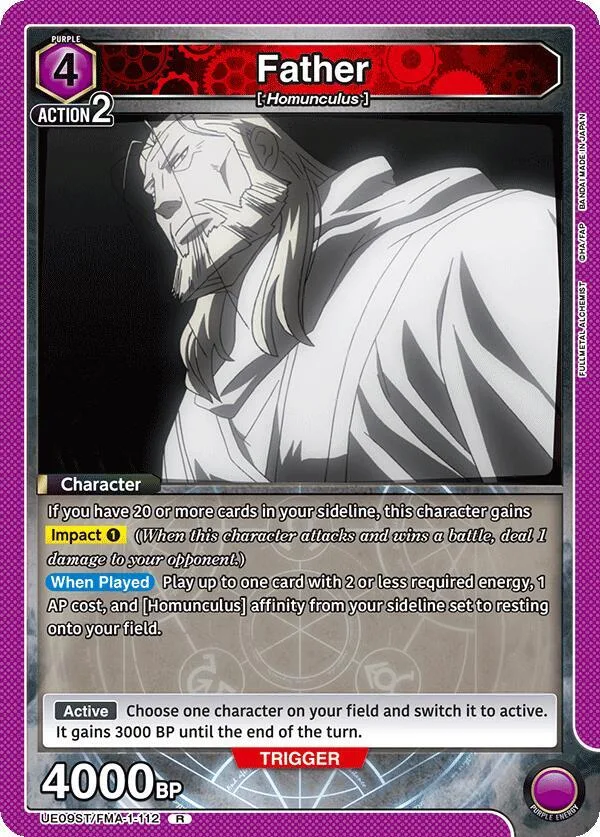 Father card front