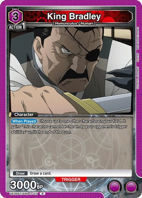 King Bradley card front