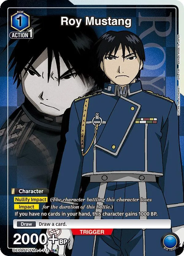 Roy Mustang (111) (R*) card front