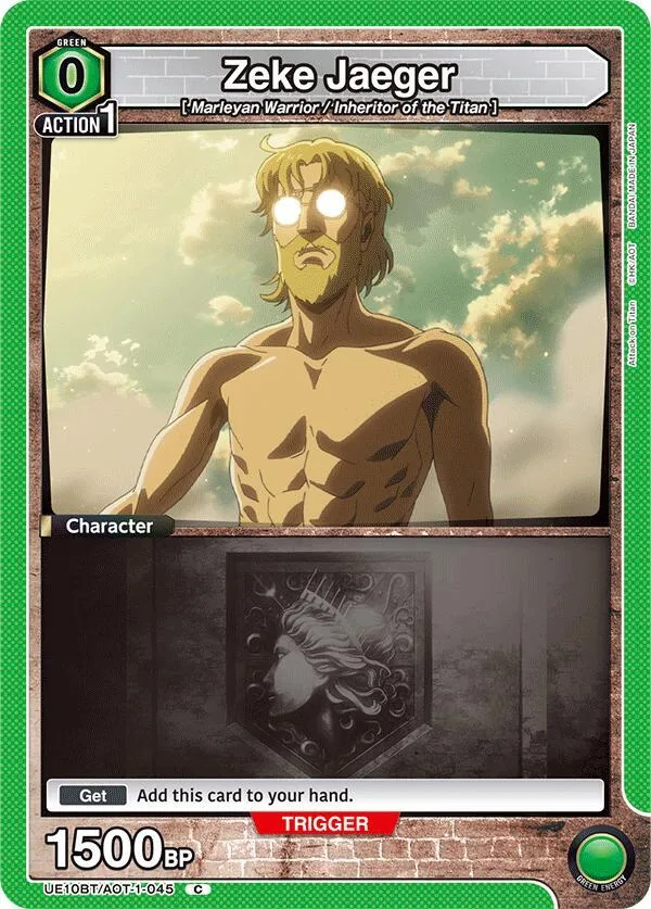 Zeke Jaeger (045) card front