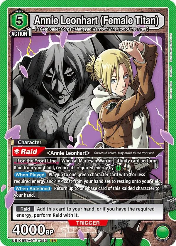 Annie Leonhart (Female Titan) card front