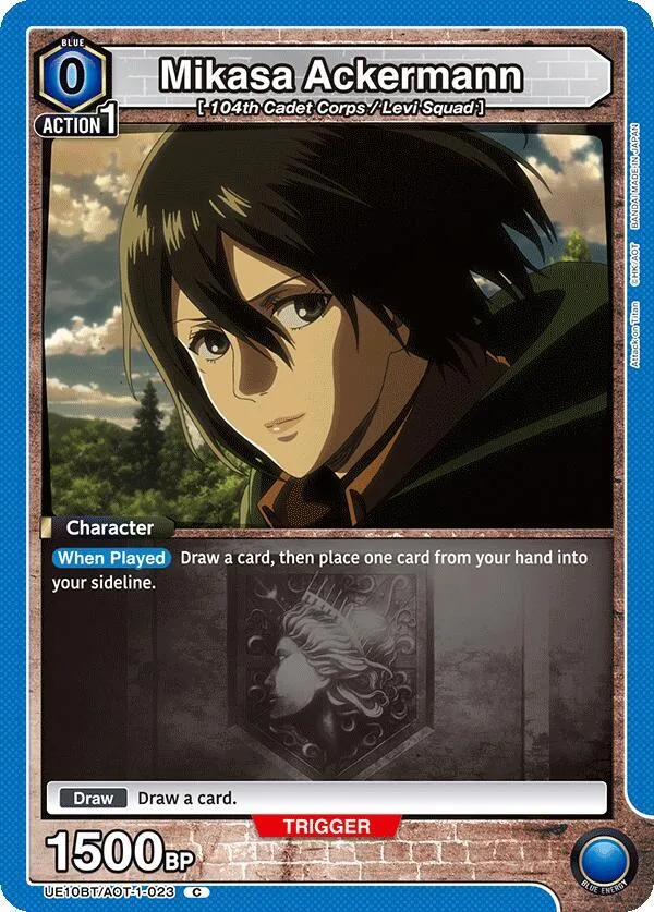 Mikasa Ackermann (023) card front
