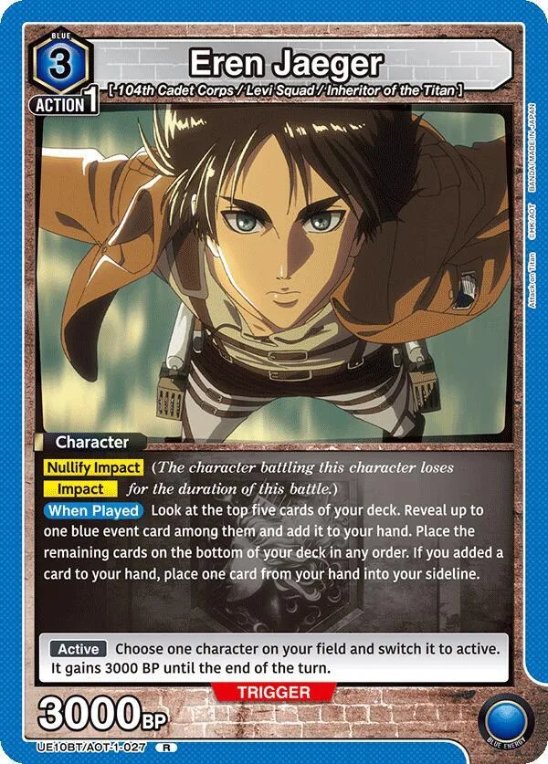 Eren Jaeger (027) card front