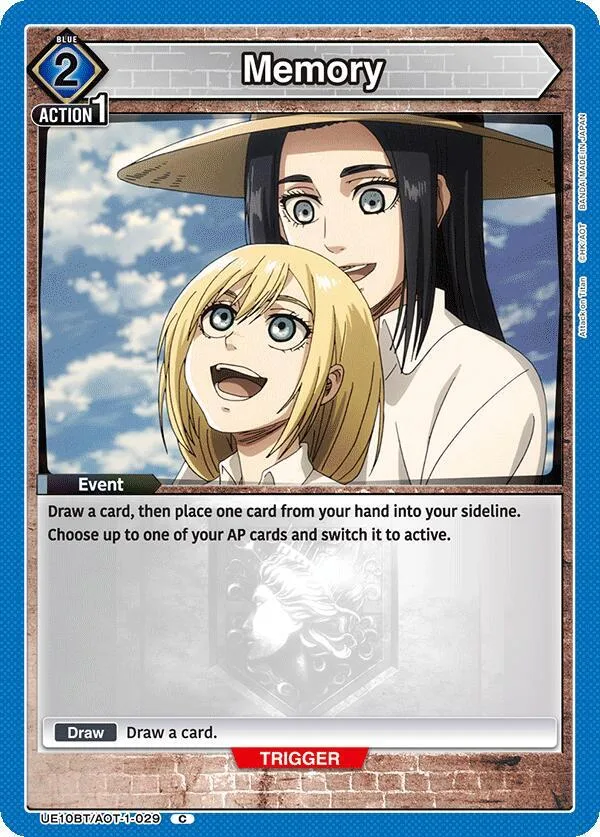 Memory card front