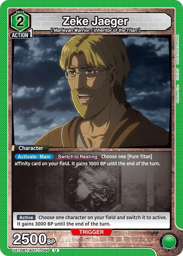 Zeke Jaeger (046) card front