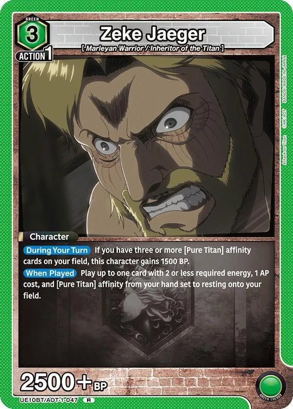 Zeke Jaeger (047) card front