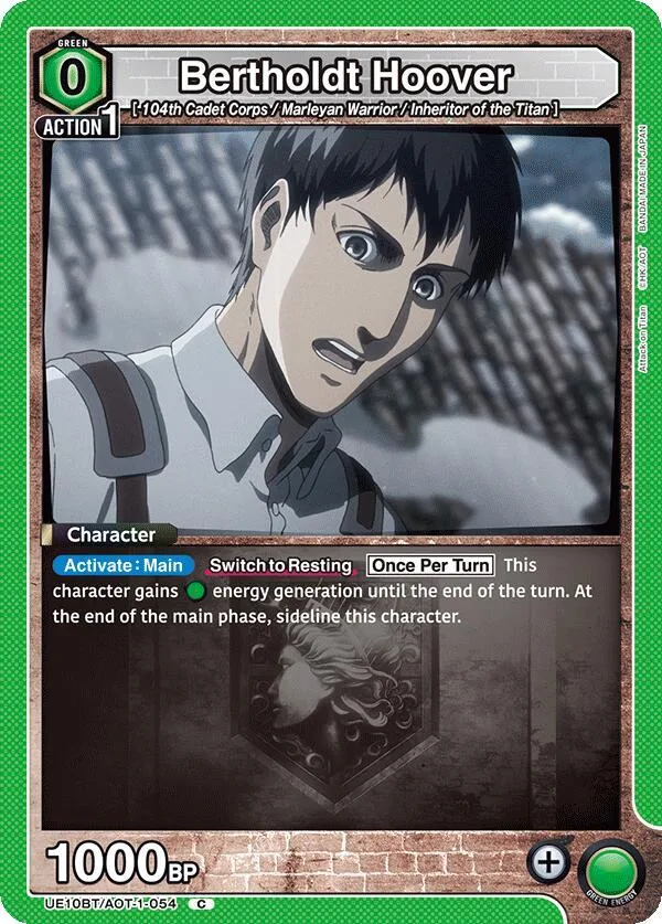 Bertholdt Hoover (054) card front
