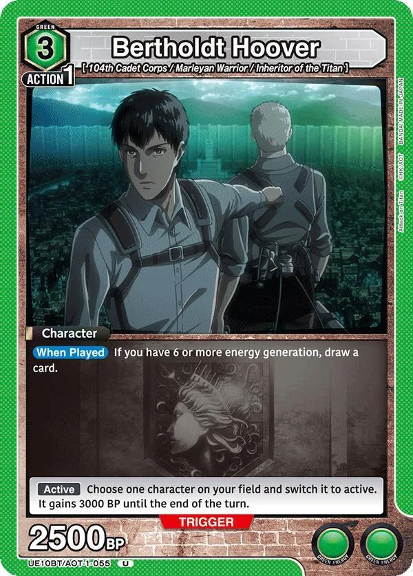 Bertholdt Hoover (055) card front