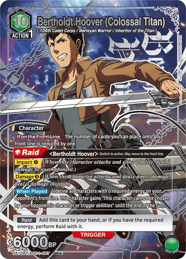 Bertholdt Hoover (Colossal Titan) (SR*) card front