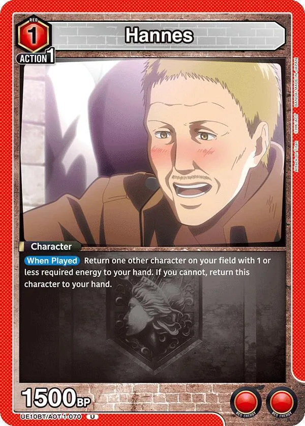 Hannes card front