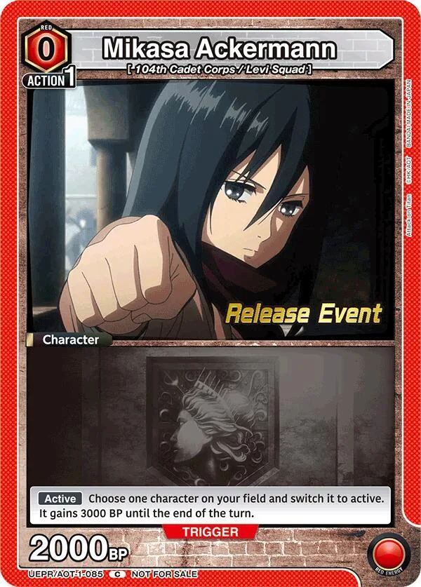 Mikasa Ackermann (085) card front