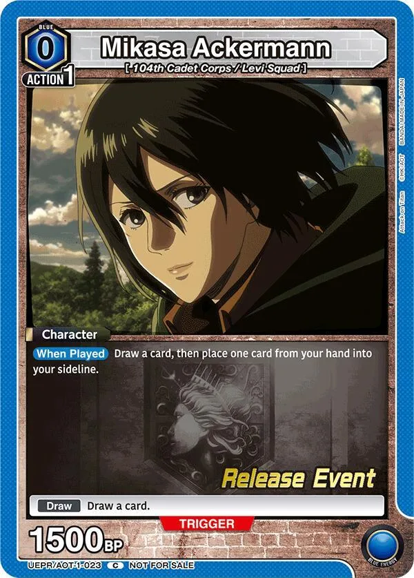 Mikasa Ackermann (023) card front