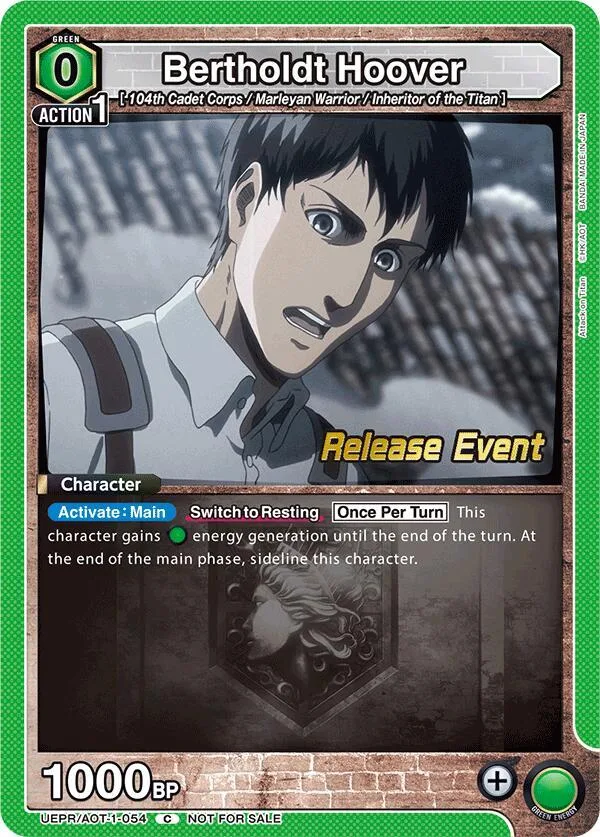 Bertholdt Hoover (054) card front