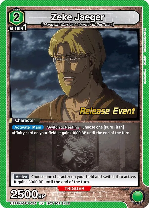 Zeke Jaeger (046) card front