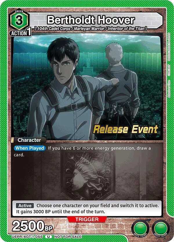 Bertholdt Hoover (055) card front