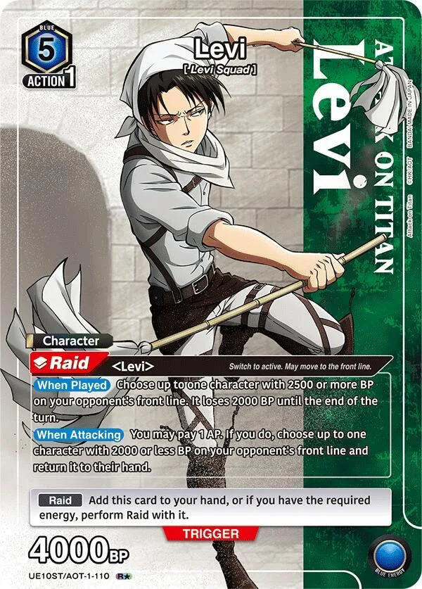 Levi (R*) card front