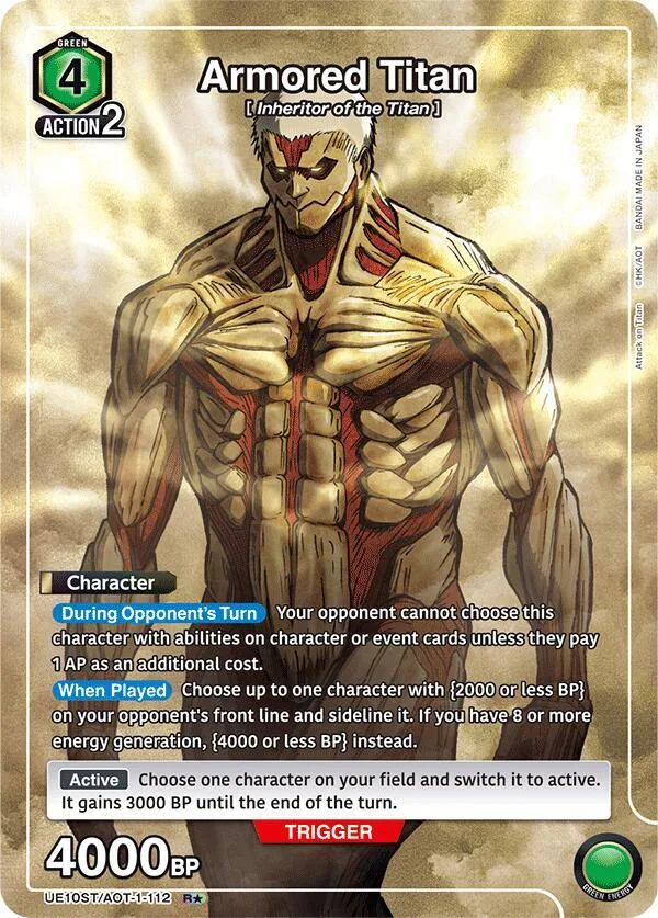 Armored Titan (R*) card front