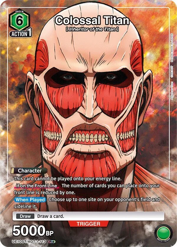 Colossal Titan (R*) card front
