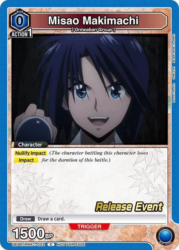 Misao Makimachi (022) card front