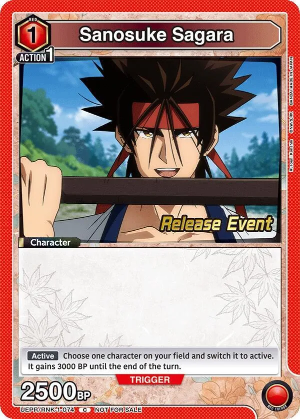 Sanosuke Sagara (074) card front