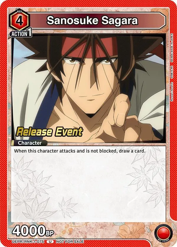 Sanosuke Sagara (075) card front