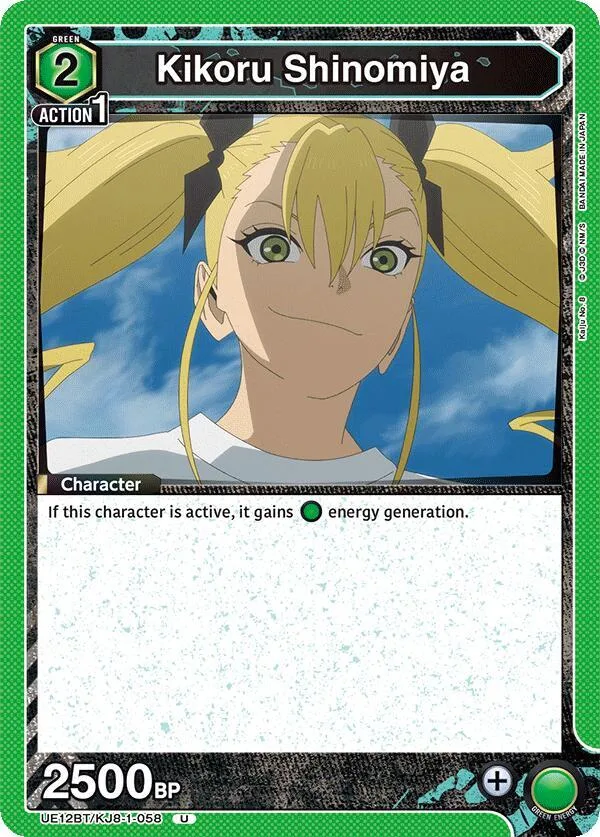 Kikoru Shinomiya (058) card front