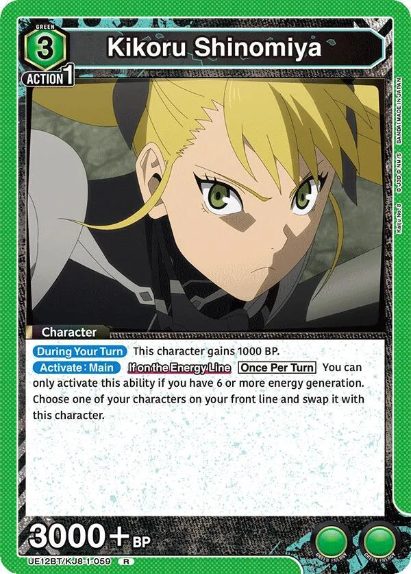 Kikoru Shinomiya (059) card front