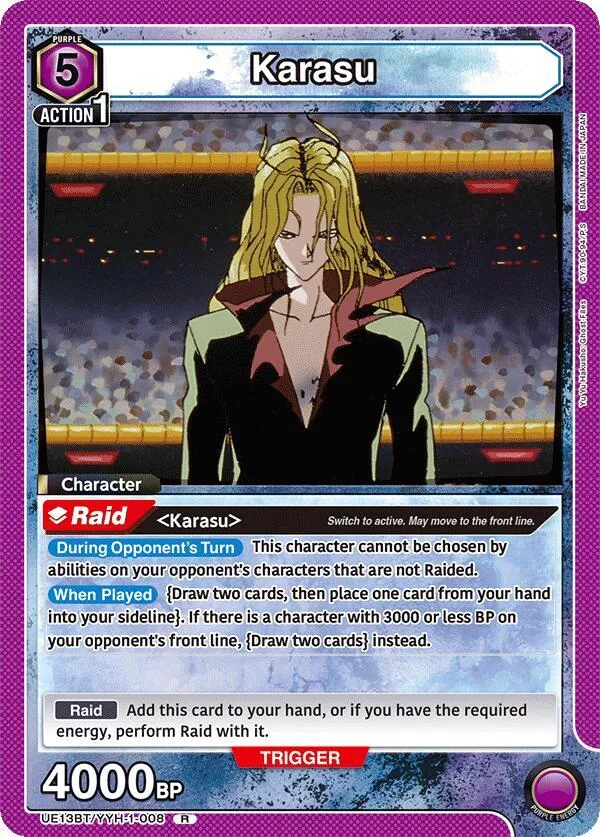 Karasu (008) card front