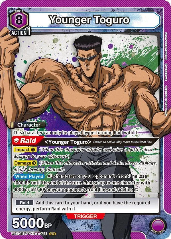 Younger Toguro (025) card front