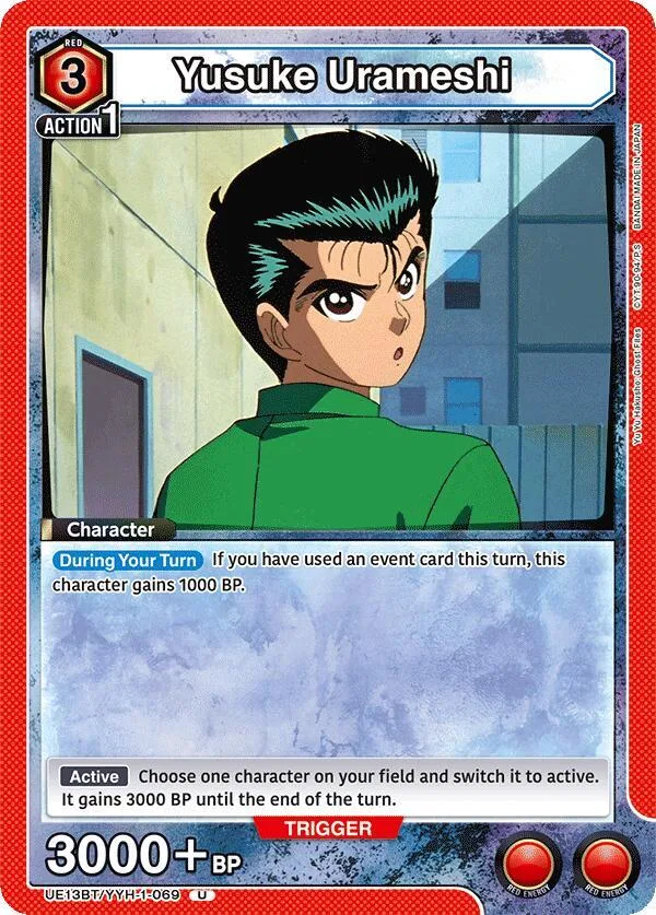 Yusuke Urameshi (069) card front