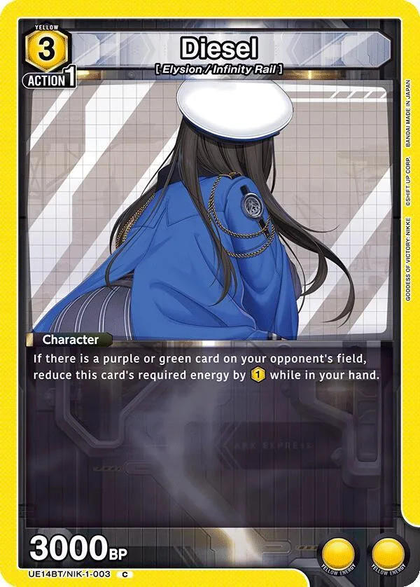 Diesel card front