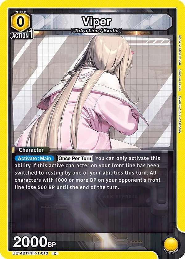 Viper (013) card front