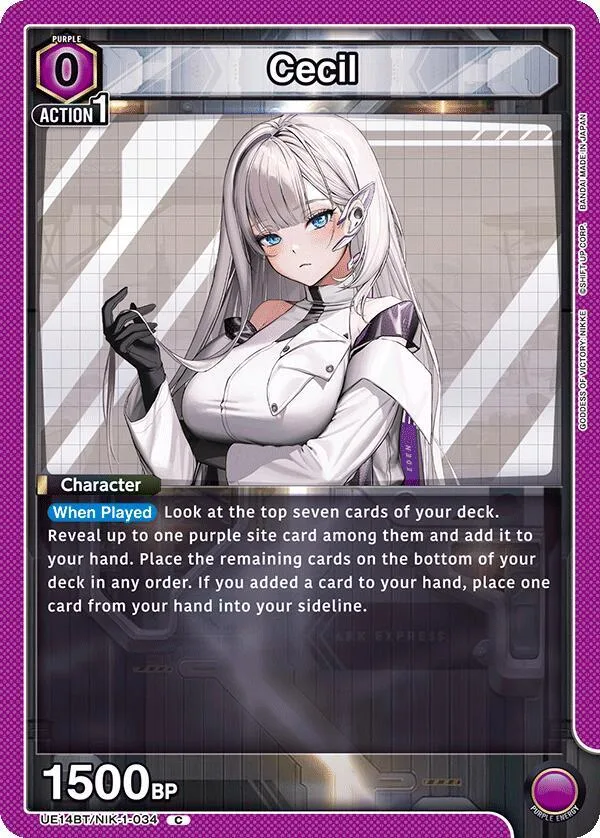 Cecil card front
