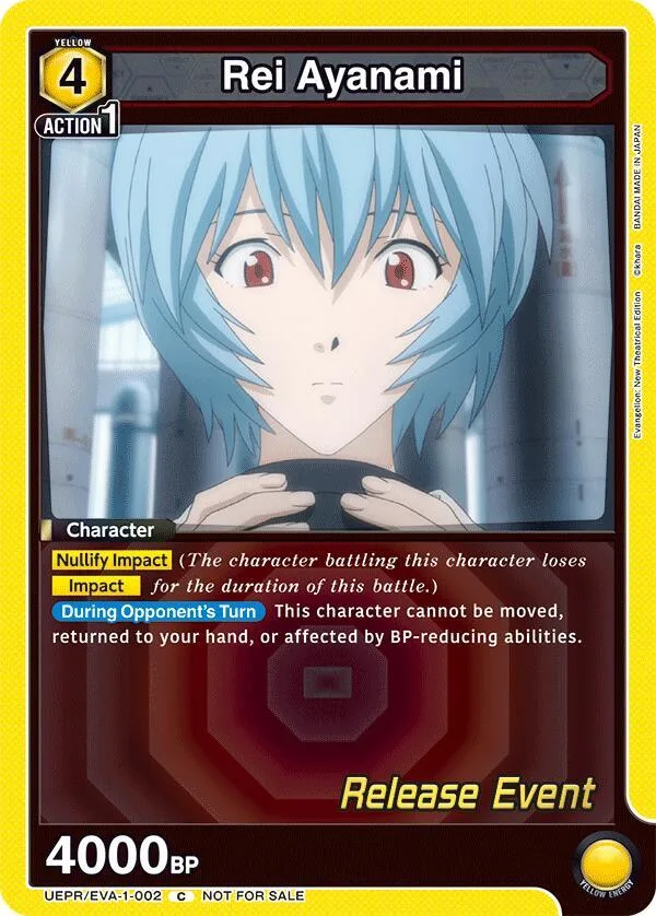Rei Ayanami (002) card front