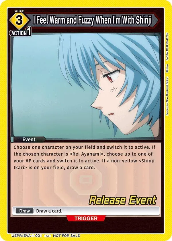 I Feel Warm and Fuzzy When I'm With Shinji card front