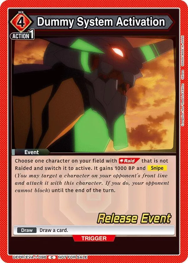 Dummy System Activation card front