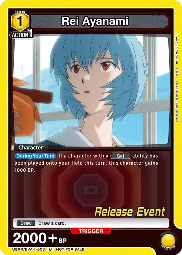 Rei Ayanami (003) card front