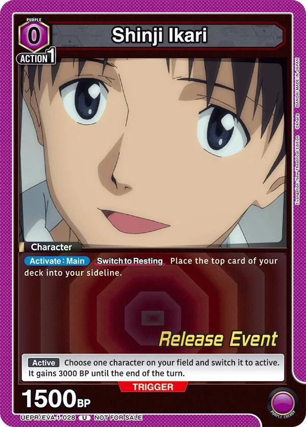Shinji Ikari (028) card front