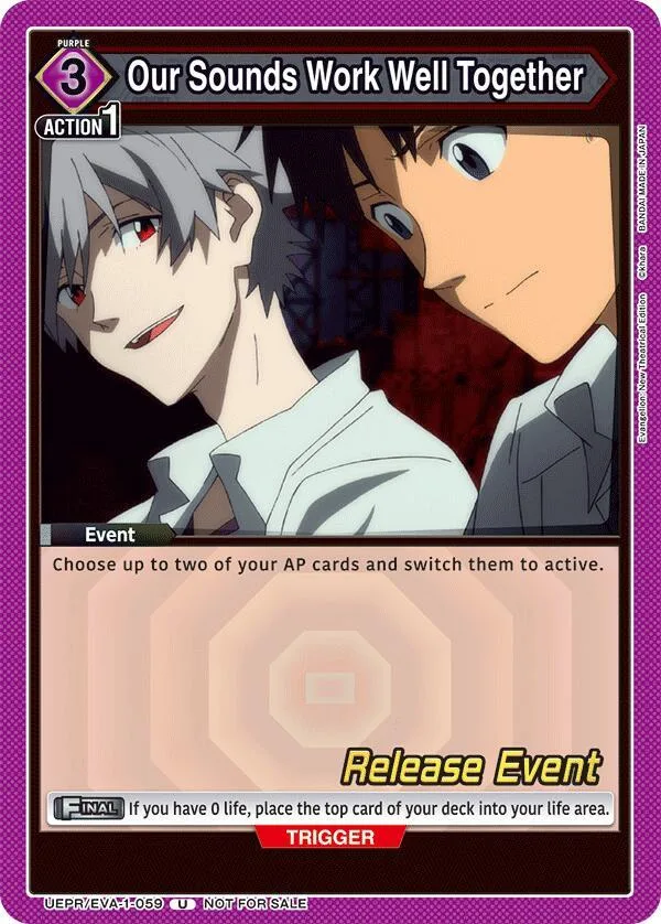 Our Sounds Work Well Together card front