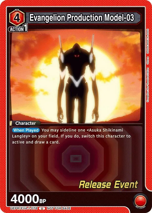 Evangelion Production Model-03 card front