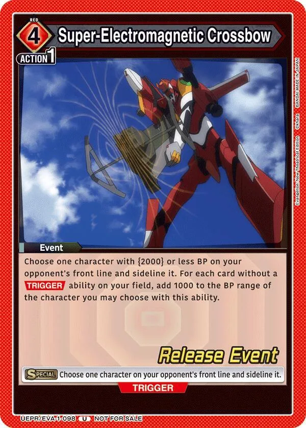 Super-Electromagnetic Crossbow card front