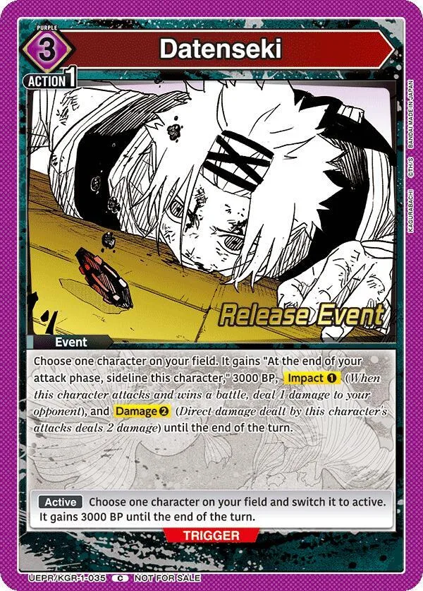 Datenseki card front