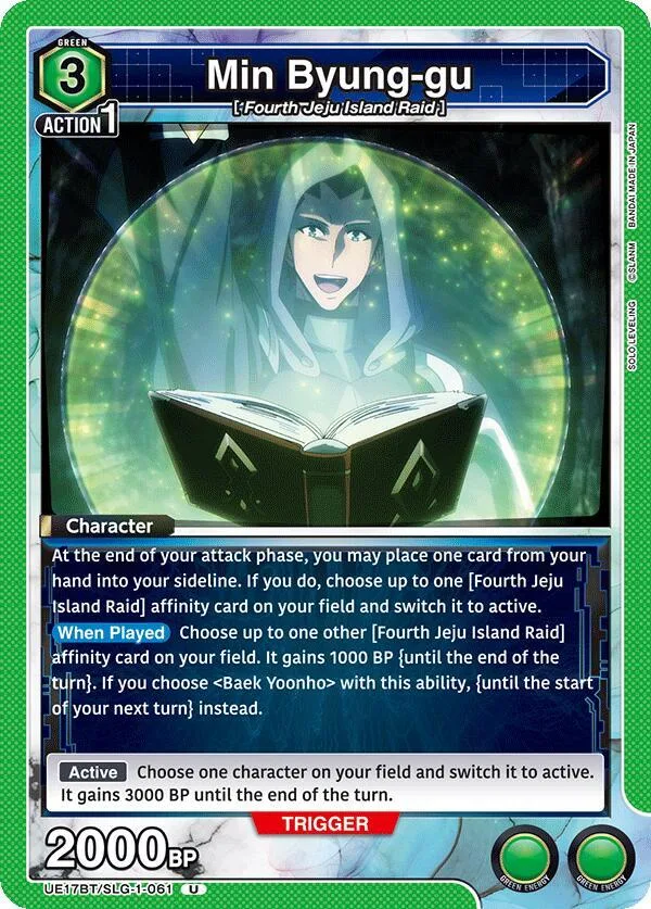Min Byung-gu card front