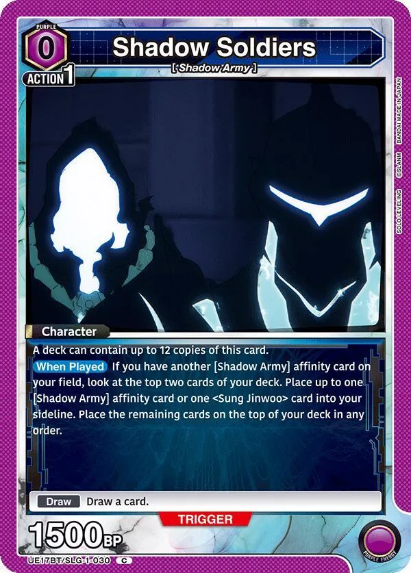 Shadow Soldiers card front