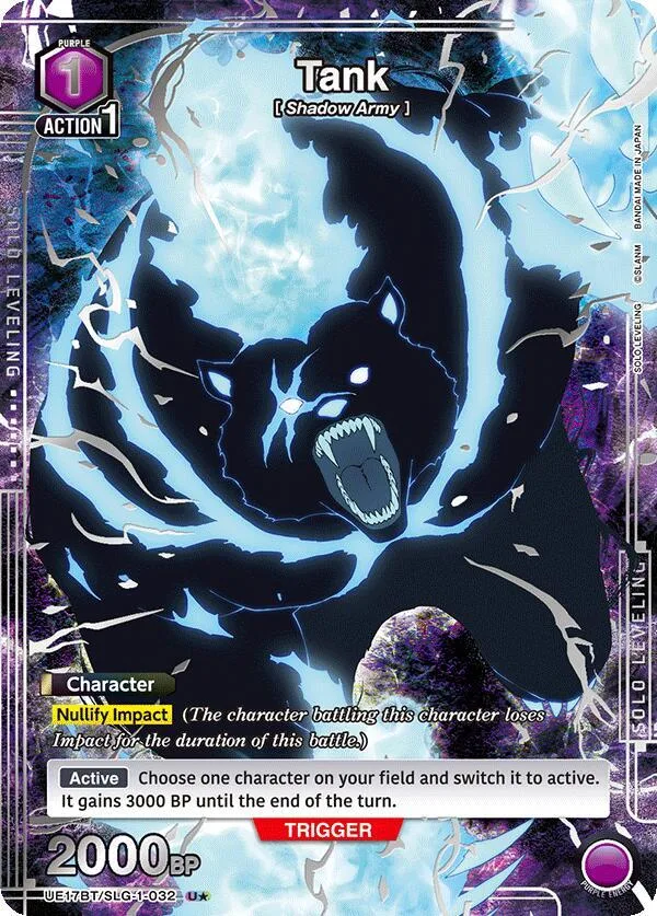 Tank (U*) card front
