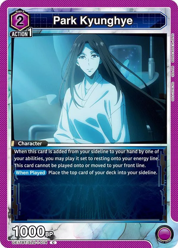 Park Kyunghye card front