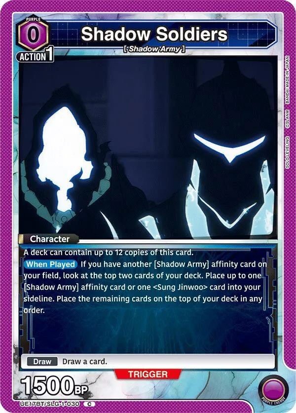 Shadow Soldiers (Box Topper Foil) card front