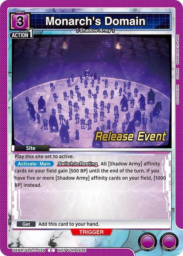 Monarch's Domain card front