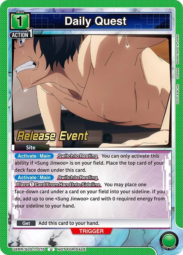 Daily Quest card front