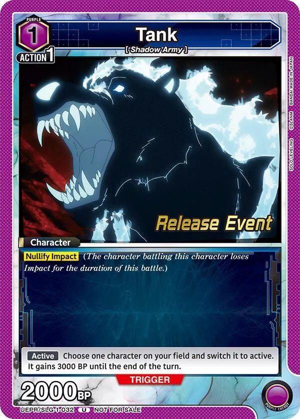 Tank card front